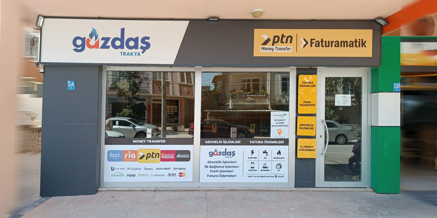 Faturamatik & PTN & Gazdaş Trakyagaz Çerkezköy Yetkili Noktası